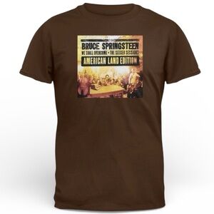 Bruce Springsteen European Concert Tour Band Tee Brown NWT Unisex Medium